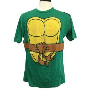 TMNT Nickelodeon T Shirt Mens XL Green Turtle Shell Graphic Teenage Mutant Ninja